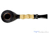 Blue Room Briars is proud to present this Dirk Heinemann Pipe Black Blast Cherrywood with Buddha Bamboo