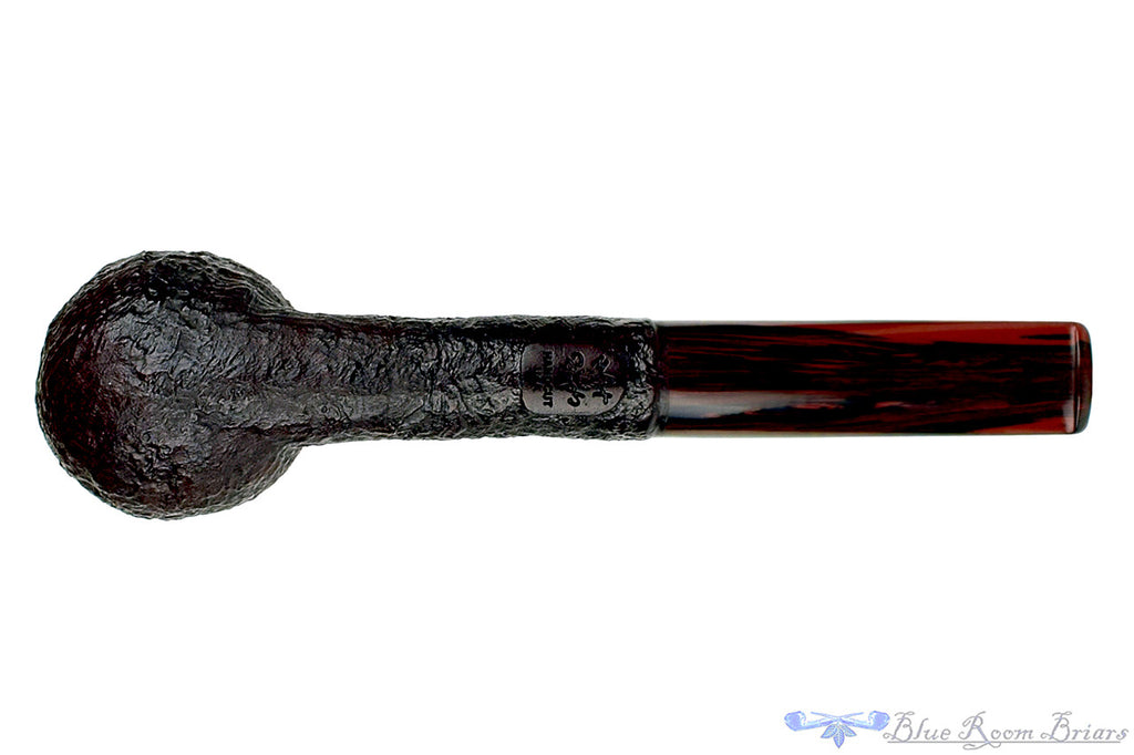 Blue Room Briars is proud to present this Max Capps Pipe Leaf Grade Sandblast Apple with Brindle