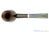 Blue Room Briars is proud to present this Andrey Kharitonov Pipe Billiard with Silver and Brindle