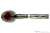 Andrey Kharitonov Pipe Billiard with Silver and Brindle