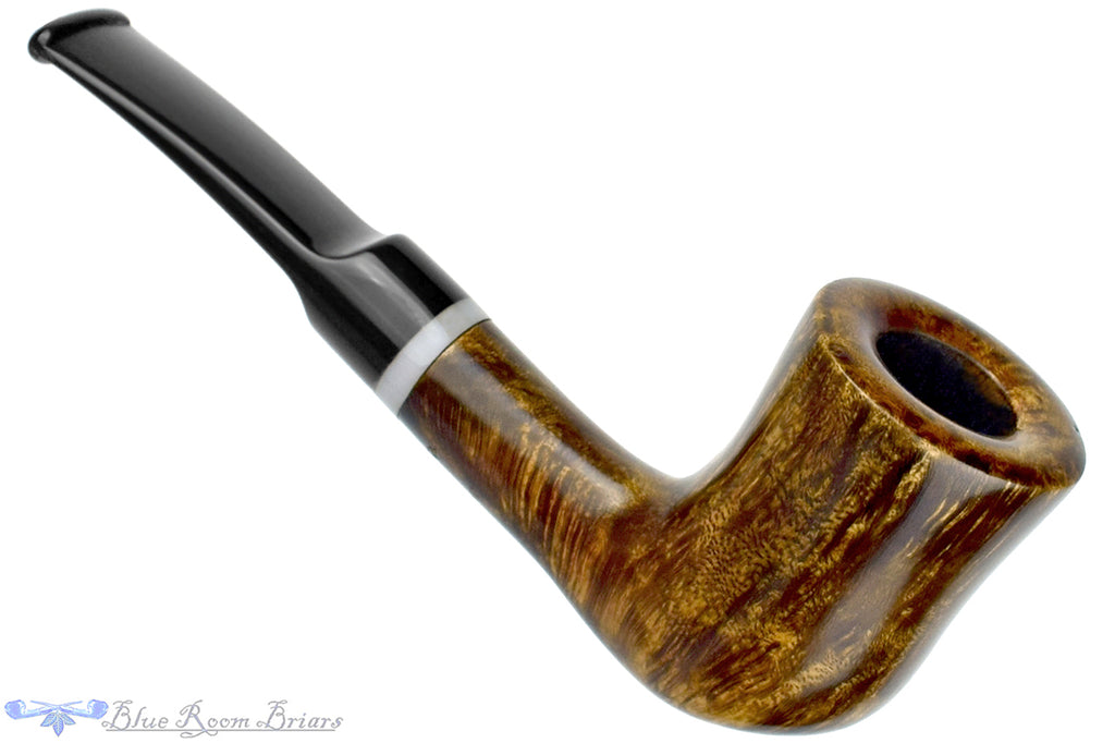 Blue Room briars is proud to present this Ron Smith Pipe Bent Urn with Acrylic