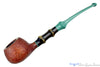 Blue Room Briars is proud to present this Joe Hinkle Pipe Sandblast Prince with Dark Bamboo